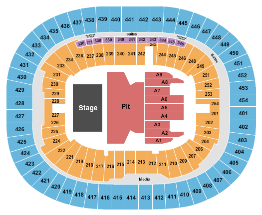 BC Place Stadium Seating Chart: Zach Bryan