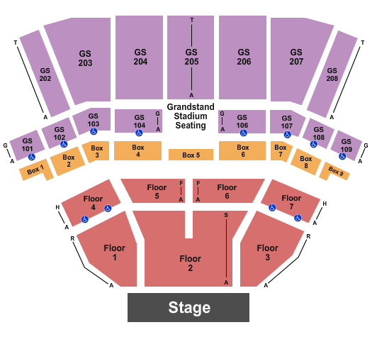 BECU Live at Northern Quest Resort & Casino Seating Chart: Endstage 3