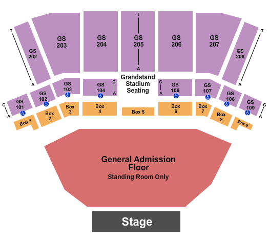 BECU Live at Northern Quest Resort & Casino Map