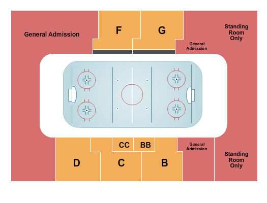 Slater Family Ice Arena Seating Chart