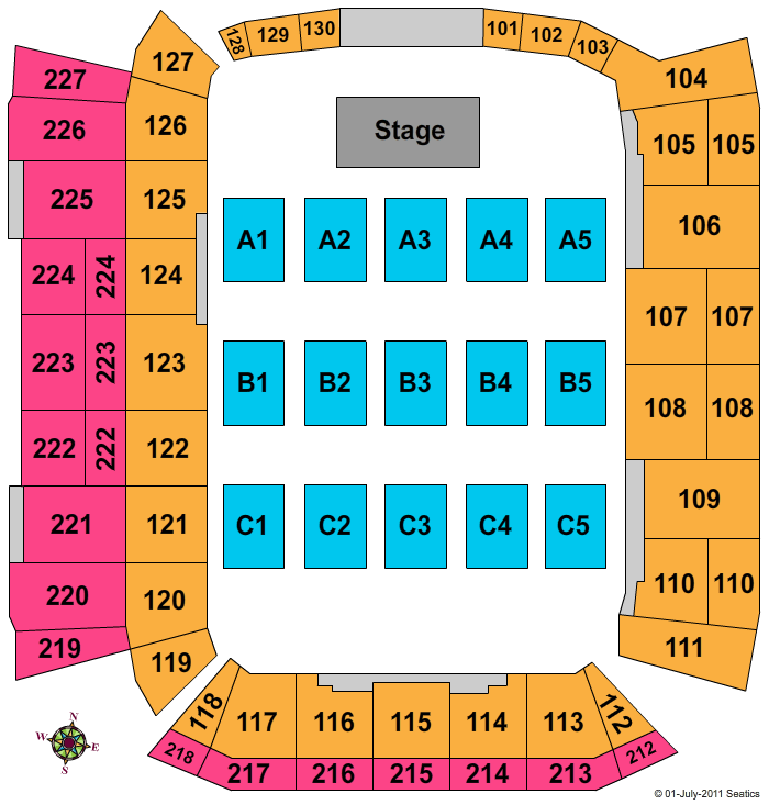 BMO Field Seating Chart: Concert