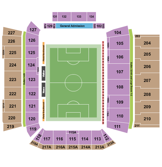 BMO Field Seating Chart: Soccer 2