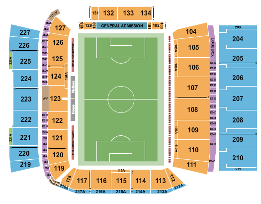 BMO Field Seating Chart: Soccer 2