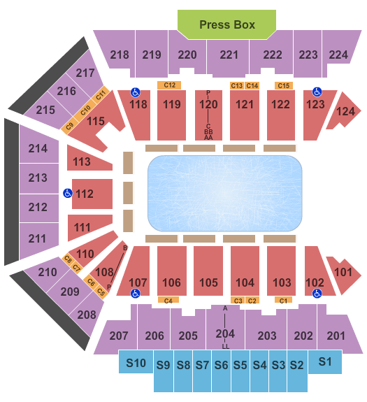 Dcu Center Seating Chart For Disney On Ice