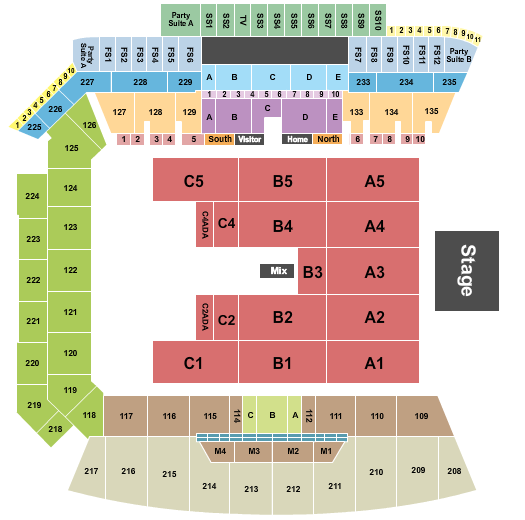 BMO Stadium Seating Chart: End Stage