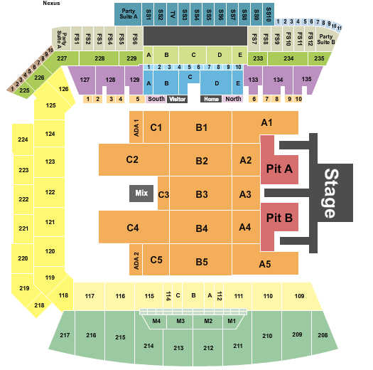 BMO Stadium Seating Chart: Kane Brown