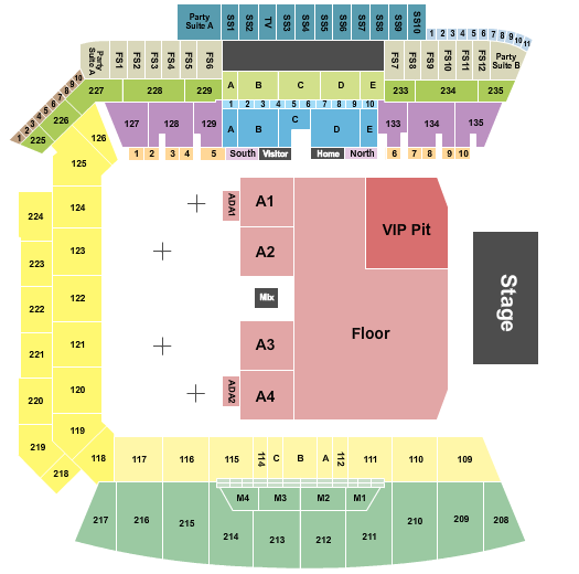 BMO Stadium Seating Chart: Korn