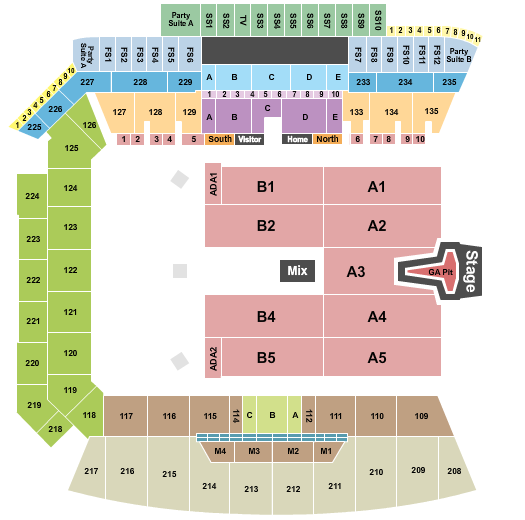 BMO Stadium Seating Chart: Phil Wickham