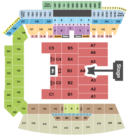 BMO Stadium Seating Chart: Tomorrow X Together