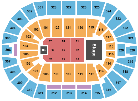 BOK Center Seating Chart: Andrea Bocelli