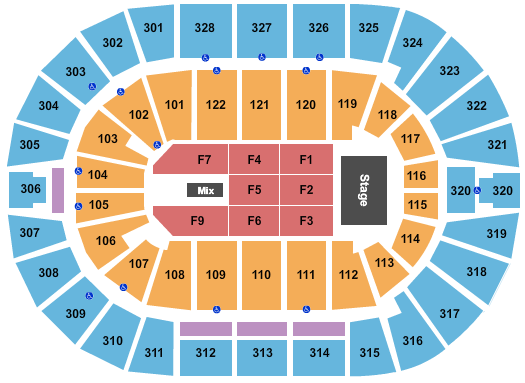 BOK Center Seating Chart: Brooks and Dunn