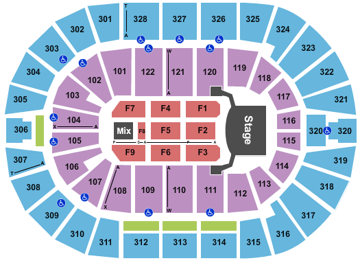 Seating Chart Georgia Dome Concert