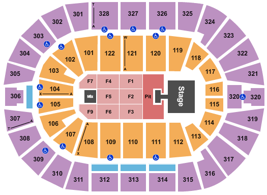 BOK Center Seating Chart: Jason Aldean 1