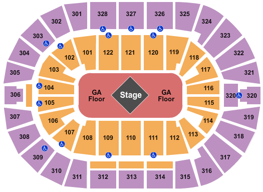 Bok Center Seating Chart View