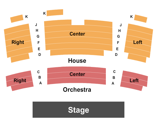 Bainbridge Performing Arts Seating Chart: Endstage