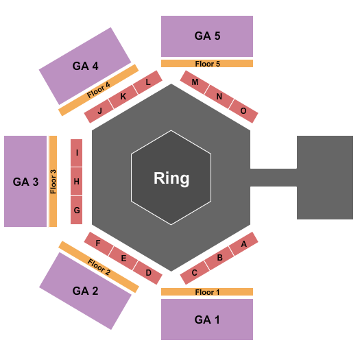 Baird Center Seating Chart: MMA