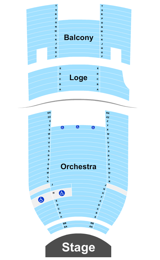 Balboa Theater - San Francisco Seating Chart: Endstage