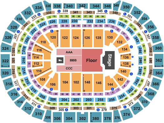 Ball Arena Seating Chart: Billy Strings