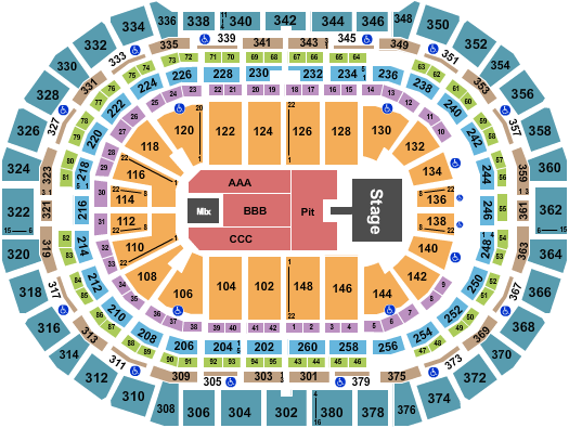 Ball Arena Seating Chart: Breaking Benjamin