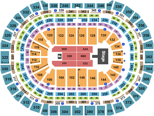 Ball Arena Seating Chart: Christian Nodal