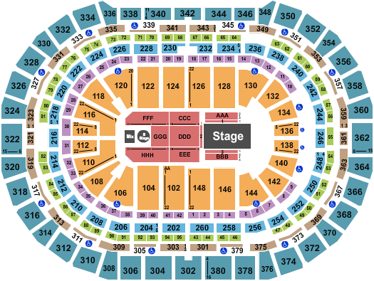 Ball Arena Seating Chart: Dancing with the Stars