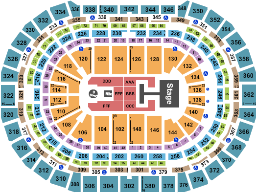 Ball Arena Seating Chart: Descendants & Zombies