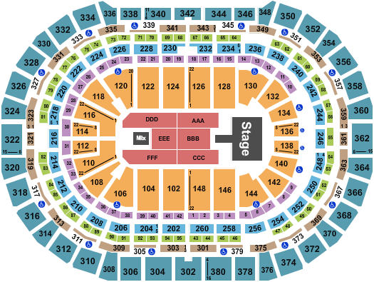 Ball Arena Seating Chart: Don Omar