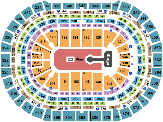 Ball Arena Seating Chart: Don Toliver