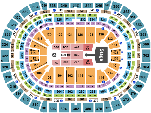Ball Arena Seating Chart: Greta Van Fleet