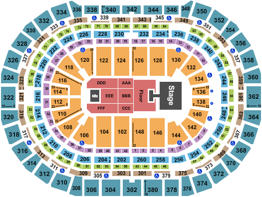 Ball Arena Seating Chart: Jason Aldean