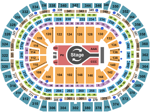 Ball Arena Seating Chart: Kacey Musgraves