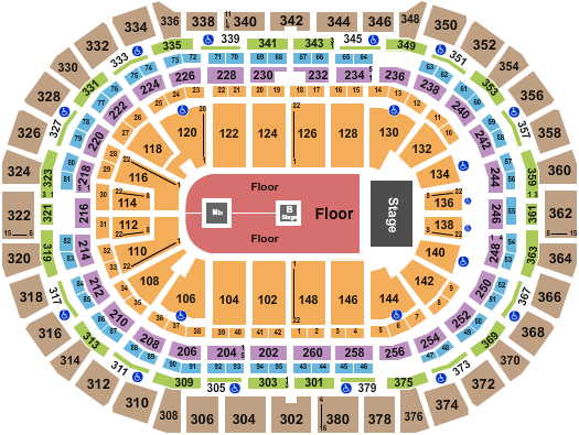 Ball Arena Seating Chart: Kaytranada