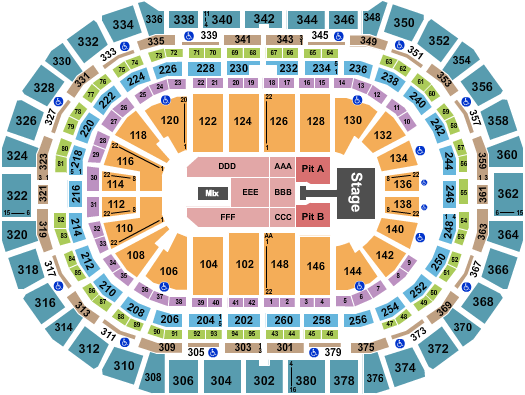 Ball Arena Seating Chart: Kelsea Ballerini