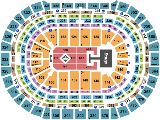 Ball Arena Seating Chart: Kylie Minogue