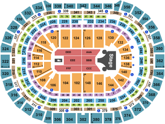 Ball Arena Seating Chart: Missy Elliott