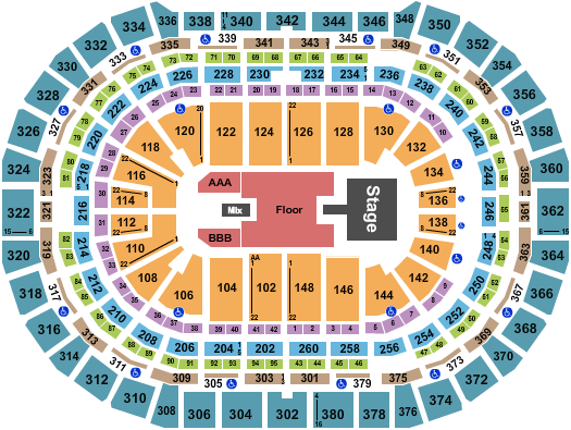 Ball Arena Seating Chart: Papa Roach