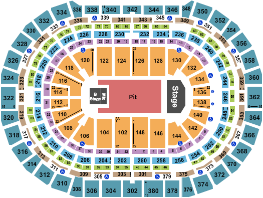 Ball Arena Seating Chart: Tyler The Creator