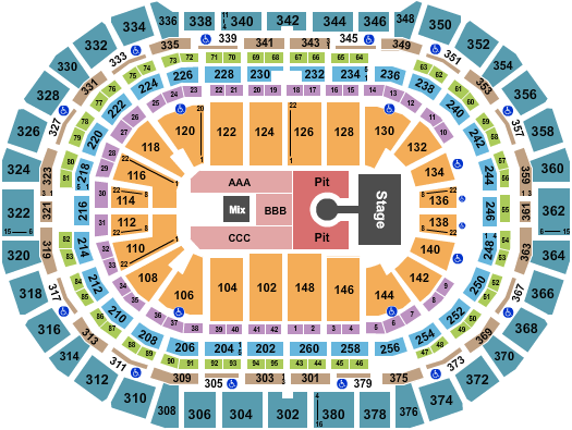 Ball Arena Seating Chart: Weezer