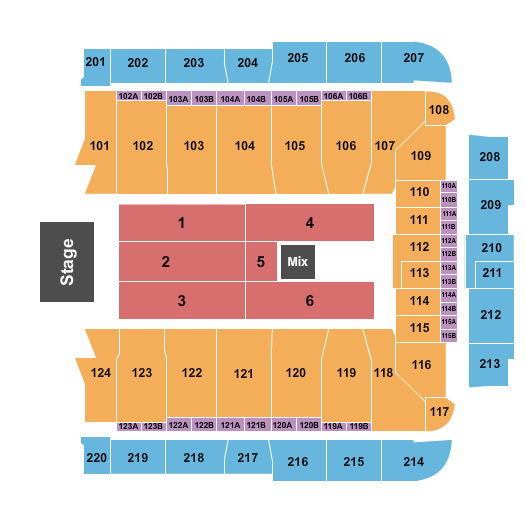 CFG Bank Arena Seating Chart: Endstage 7