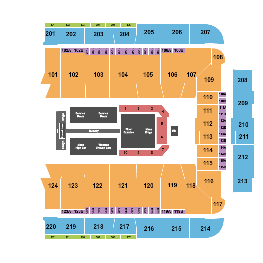 CFG Bank Arena Seating Chart: Gold Over America