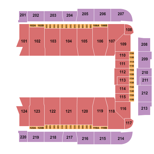 CFG Bank Arena Seating Chart: Open Floor