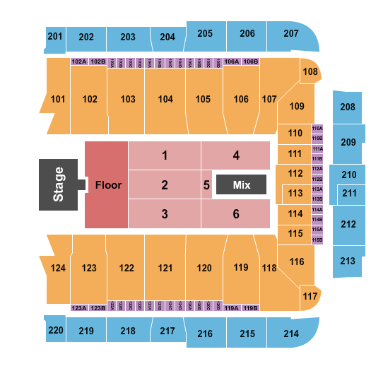 CFG Bank Arena Seating Chart: Pearl Jam