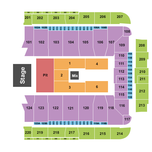 CFG Bank Arena Seating Chart: Slipknot