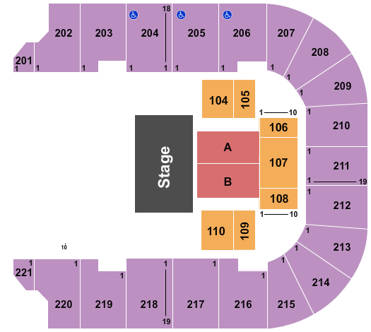 Cadence Bank Arena Seating Chart: Alice Cooper