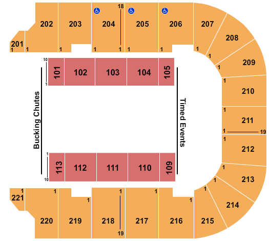 BancorpSouth Arena Map