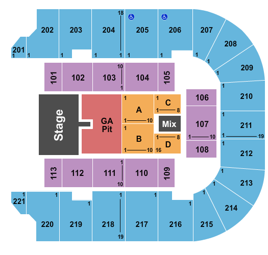 Bancorpsouth Arena Tupelo Ms Seating Chart