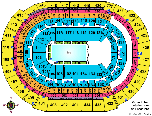 BB&T Center Seating Chart
