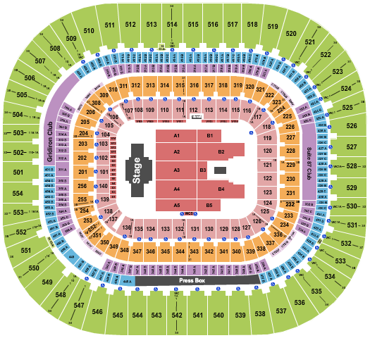 Bank Of America Stadium Seating Chart: Billy Joel