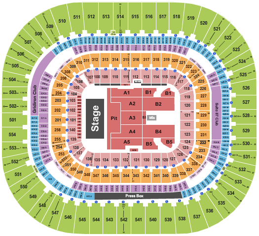Bank Of America Stadium Seating Chart: Chris Stapleton