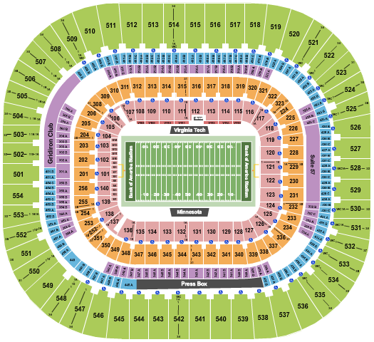 Bank Of America Stadium Seating Chart: Duke's Mayo